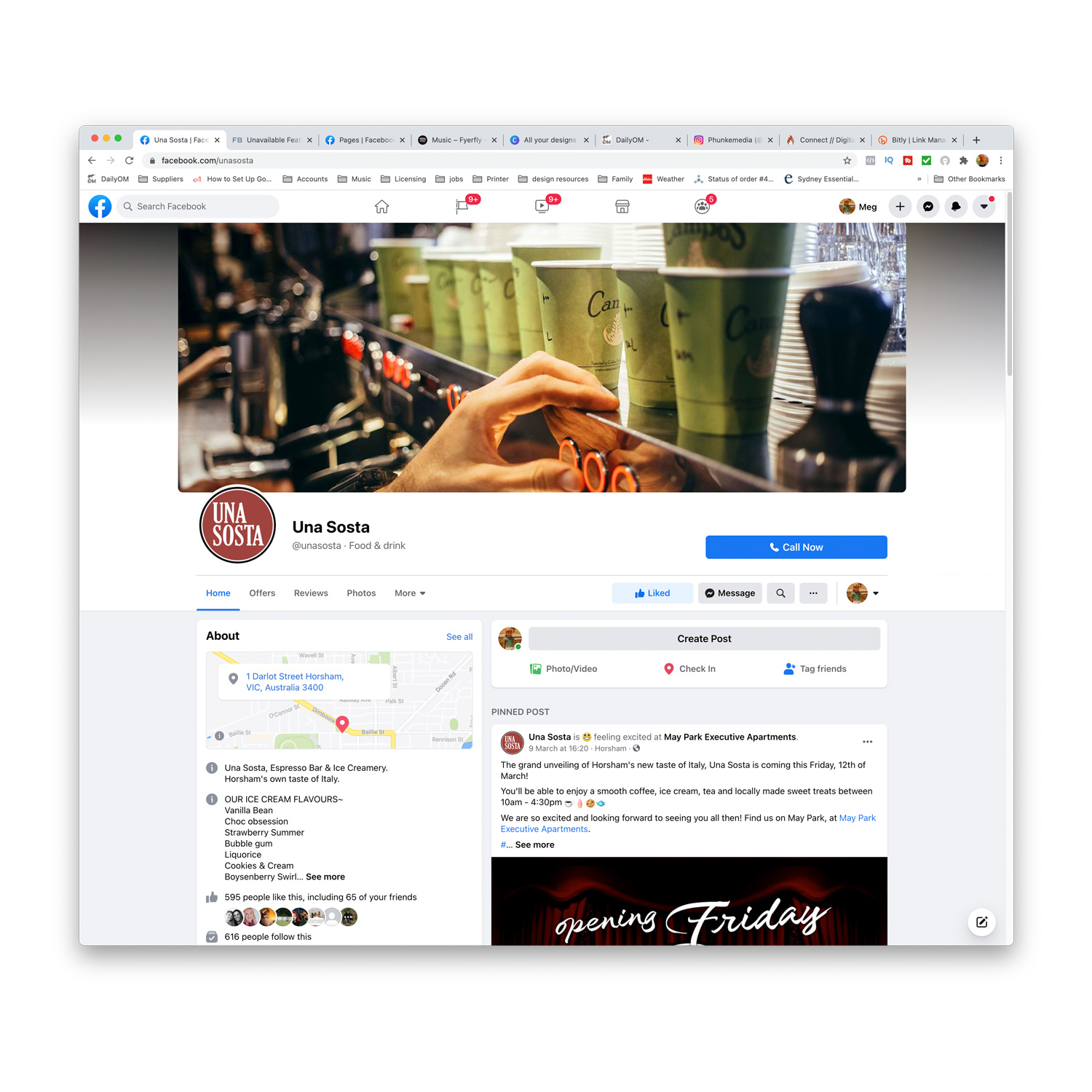 Phunkemedia offers social media marketing and asset design.