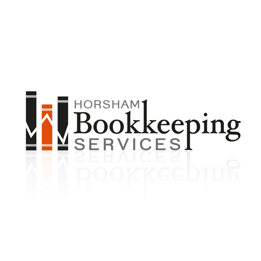 Horsham Bookingkeeping Services logo and business cards designed by Phunkemedia