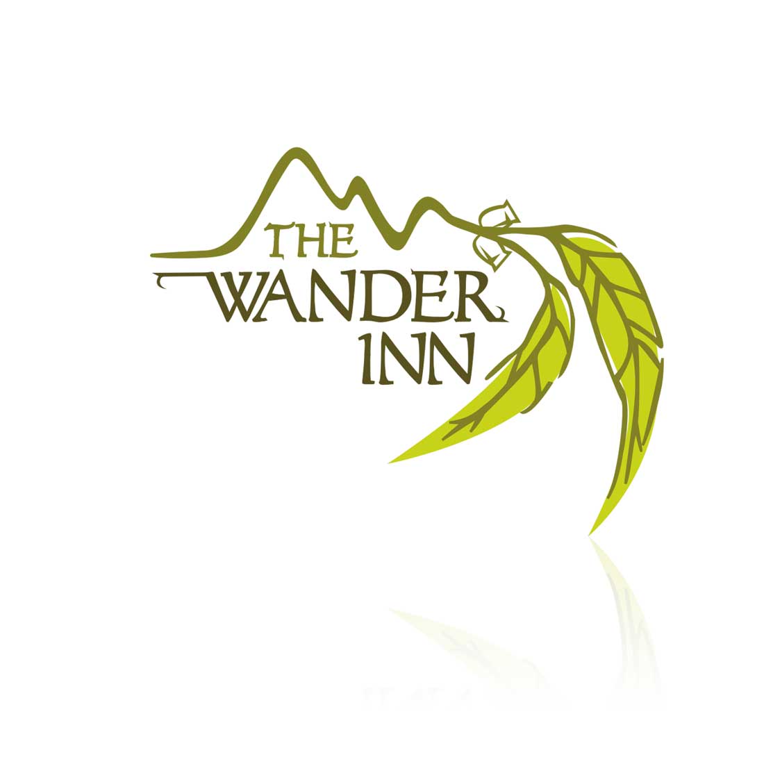 The Wander Inn logo, flyers and business cards designed by Phunkemedia